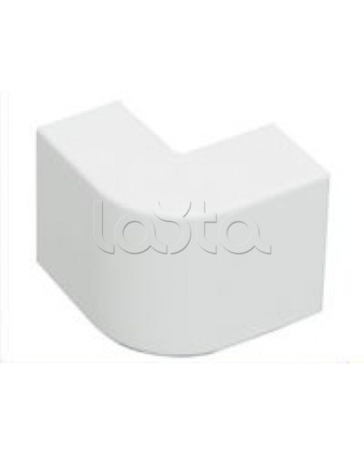 Угол внешний плавный стандарт TIA 40x25 мм Экопласт 72208R в Ижевске Аксессуары для кабель-канала Pintop.ru