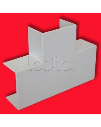 Угол Т-образный для кабель-канала МЕХ, для сечения 40x40 Экопласт 72409 в Ижевске Аксессуары для кабель-канала Pintop.ru