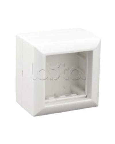 Коробка для открытой проводки на 1 пост 45х45 мм Экопласт 72914 в Ижевске Распределительные коробки Pintop.ru