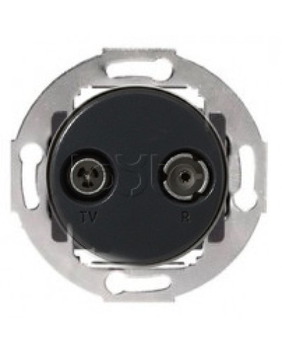 Механизм розетки TV+FM проходной Vintage (885300-1) в Ижевске Розетки компьютерные и телефонные Pintop.ru