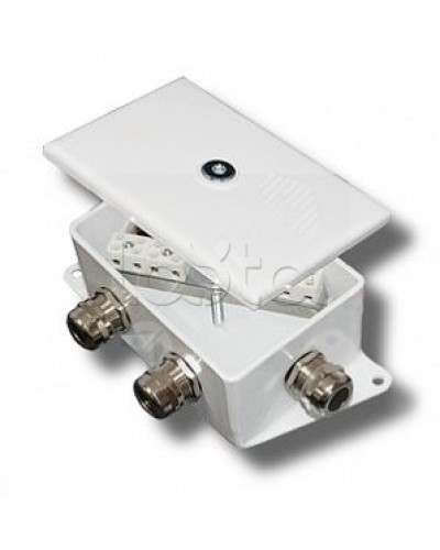 Коробка монтажная огнестойкая Гефест КМ-О (10к)-IP66-d, два ввода 120х80х68 в Ижевске Распределительные коробки Pintop.ru