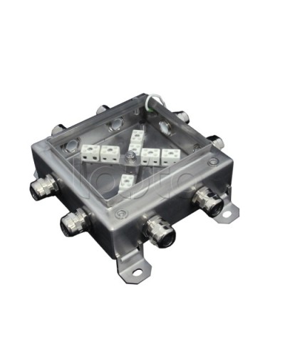 Коробка монтажная огнестойкая Гефест КМ-О (16к*10,0)-IP66 1515нерж, 8 вводов в Ижевске Распределительные коробки Pintop.ru