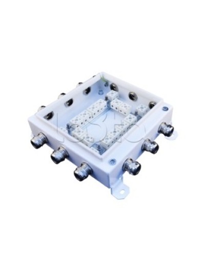 Коробка монтажная огнестойкая Гефест КМ-О (32к*10,0)-IP66 2020, 12 вводов в Ижевске Распределительные коробки Pintop.ru