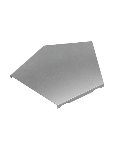 Крышка горизонтального угла 45 гр. 150 мм ПЛЮС HD КМ-Профиль (KGLplus45-150 HD) в Ижевске Аксессуары для лотков Pintop.ru