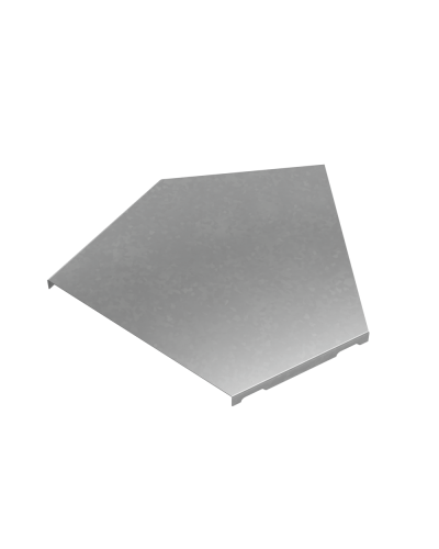 Крышка горизонтального угла 45 гр. 200 мм ПЛЮС HD КМ-Профиль (KGLplus45-200 HD) в Ижевске Аксессуары для лотков Pintop.ru