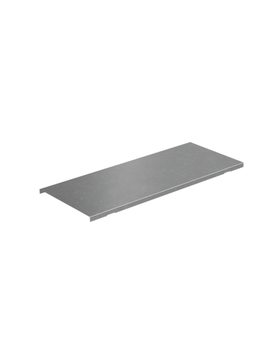 Крышка на вертикальный Т-ответвитель переходник 200-400 мм с разворотом трассы на 90 гр. ПЛЮС (нижняя часть больше исходной) HD85 КМ-профиль (KTDPVplus90-200-400 HD85) в Ижевске Аксессуары для лотков Pintop.ru