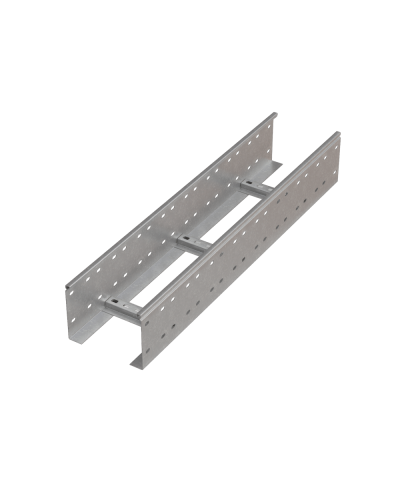 Лоток лестничный 150х400х1,2 L2500 мм HD N КМ-профиль (LL150-400-1.2-2500 HD N) в Ижевске Кабельные лотки Pintop.ru