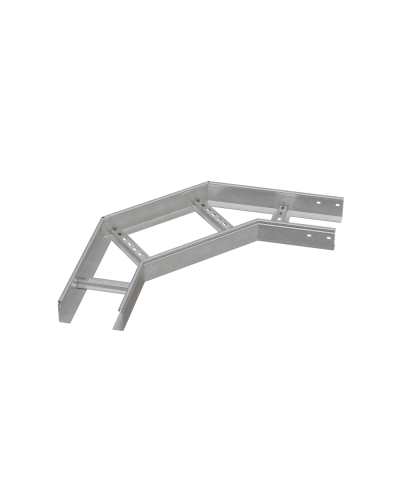 Угол лестничный горизонтальный 90 гр. 80х400х1,2 мм INOX304 N КМ-Профиль (LGL90-80-400-1.2 INOX304 N) в Ижевске Аксессуары для лотков Pintop.ru