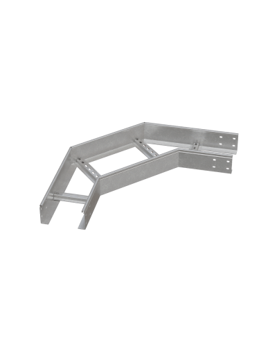 Угол лестничный горизонтальный 90 гр. 100х200х1,5 мм INOX304 N КМ-Профиль (LGL90-100-200-1.5 INOX304 N) в Ижевске Аксессуары для лотков Pintop.ru