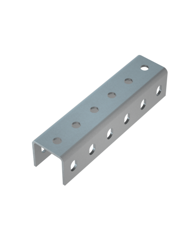 Соединитель усиленного швеллера 50х50х4,0 мм INOX304 КМ-Профиль (SLPU50-50 INOX304) в Ижевске Аксессуары для лотков Pintop.ru