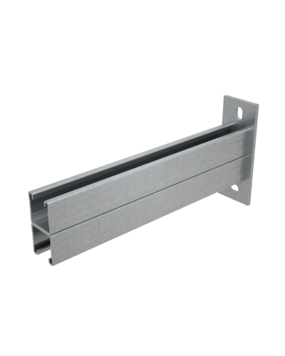 Страт-консоль двойная усиленная 41х41 L150 s:2,5 мм HD КМ-Профиль (2KSSU41-150 HD) в Ижевске Аксессуары для лотков Pintop.ru