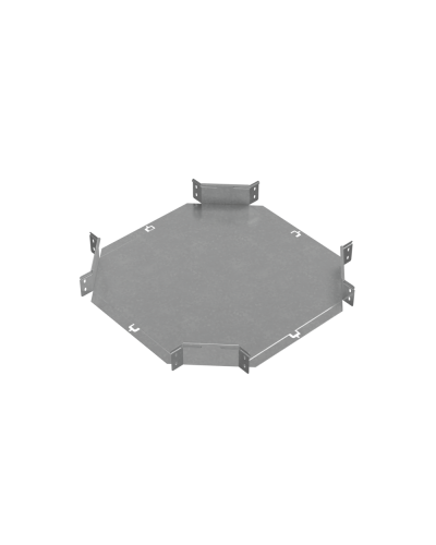 Х-разветвитель 80х400 мм ПЛЮС HD85 КМ-профиль (XDplus80-400 HD85) в Ижевске Аксессуары для лотков Pintop.ru