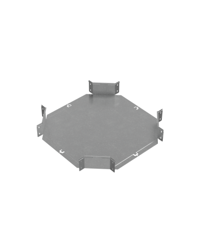 Х-разветвитель 100х400 мм ПЛЮС HD85 КМ-профиль (XDplus100-400 HD85) в Ижевске Аксессуары для лотков Pintop.ru