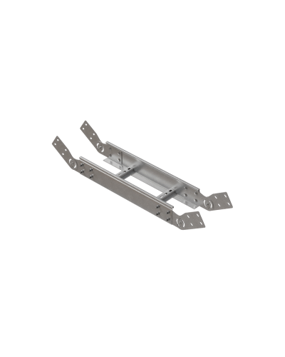 Вертикальный шарнирный угол 100х100х2,0 мм HD N КМ-профиль (LSHL100-100-2.0 HD N) в Ижевске Аксессуары для лотков Pintop.ru