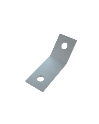 Уголок 45 гр. (2 отверстия) КМ-Профиль (USG45-2) в Ижевске Аксессуары для лотков Pintop.ru