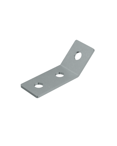 Уголок 45 гр. (3 отверстия) HD85 КМ-профиль (USG45-3 HD85) в Ижевске Аксессуары для лотков Pintop.ru