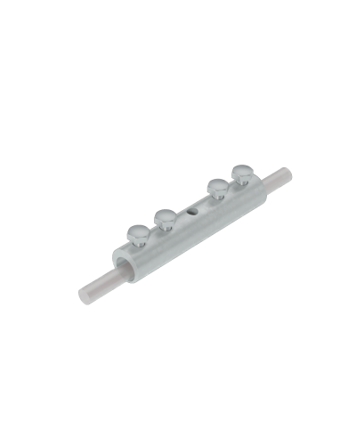 Четырехболтовой сквозной соединитель прутка Ø 5-10 мм TD КМ-Профиль (4SS-D5-10 TD) в Ижевске Крепеж Pintop.ru