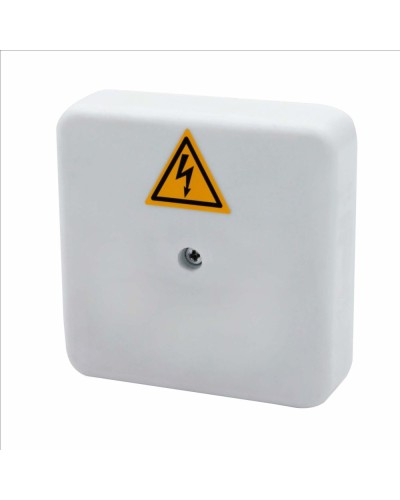 Коробка распределительная огнестойкая КРОПС-П0, IP41, габаритные размеры 75х75х20 мм, для кабелей сечением до 2,5 мм2, 6 клемм КМ-Профиль (FRJB-KM-P0-2.5-06-КРОПС-IP41) в Ижевске Распределительные коробки Pintop.ru