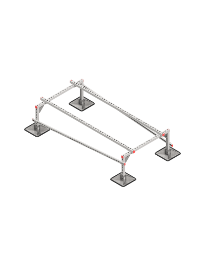 Опорная конструкция для установки оборудования TECHNORAPTOR STEELFOOT 1000х2000 тип 1 КМ-профиль (KM-TR-STF-SSEI-1000-2000-1) в Ижевске Системы видеонаблюдения Pintop.ru