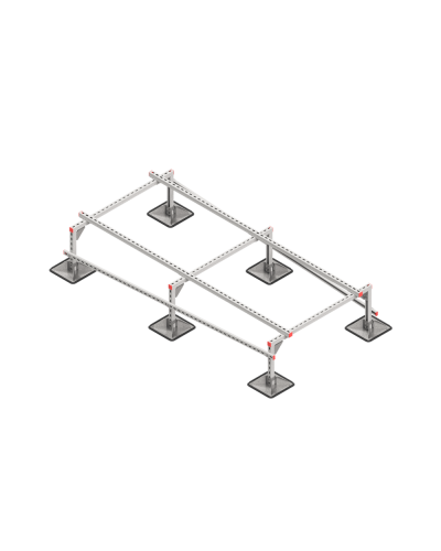Опорная конструкция для установки оборудования TECHNORAPTOR STEELFOOT 1200х2500 HD КМ-профиль (KM-TR-STF-SSEI-1200-2500 HD) в Ижевске Системы видеонаблюдения Pintop.ru