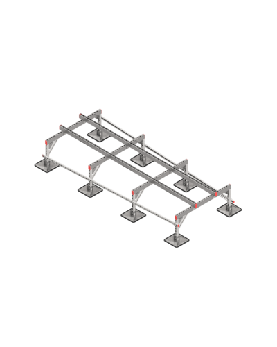 Опорная конструкция для установки оборудования TECHNORAPTOR STEELFOOT 1200х3000 тип 3 КМ-профиль (KM-TR-STF-SSEI-1200-3000-3) в Ижевске Системы видеонаблюдения Pintop.ru