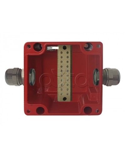 Коробка соединительная Магнито-контакт МКС 2ВК «МОРОЗ» цвет красный, с датчиком вскрытия корпуса (тампером), IP66/IP68 в Ижевске Распределительные коробки Pintop.ru