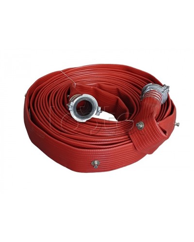 Магнито-Контакт Рукав пожарный перфорированный с дюзами РПМ(Д)-65-1,6-ИМ-УХЛ1 с головками ГР-65 ал, для создания водяных завес в Ижевске Пожарные рукава Pintop.ru