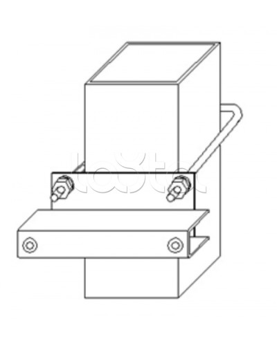 Узел крепления блоков подключения и управления БД-НР, БМ-НР, БУПР извещателей Омега-микродизайн УЗК-КС 80 в Ижевске Кронштейны и планки для извещателей Pintop.ru