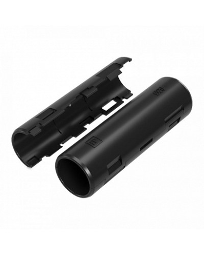 Муфта разборная d20 мм атмосферостойкая черная (10шт/320шт уп/кор) Промрукав (PR13.0434) в Ижевске Повороты, муфты, тройники Pintop.ru