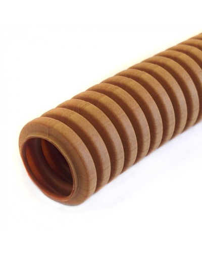 Труба гофрированная ПВХ легкая 350 Н бук с/з д16 (50 м/уп) Промрукав (PR01.0032) в Ижевске Труба гофрированная Pintop.ru