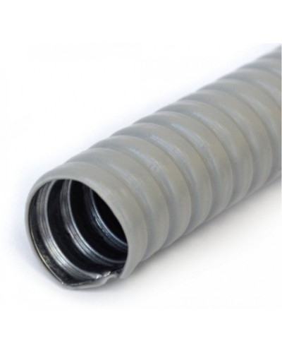 Металлорукав в ПВХ оболочке серый Р3-ЦП-НГ-38 (25м/уп) Промрукав (PR04.0476) в Ижевске Металлорукав Pintop.ru