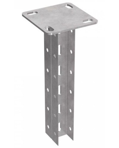 Стойка потолочная для средних нагрузок 35х30х500 пятка 120х120 Промрукав (PR08.2423) в Ижевске Аксессуары для лотков Pintop.ru