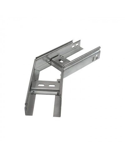 Угол горизонтальный 45 градусов лестничный 400х200 (1,2 мм) Промрукав (PR08.5265) в Ижевске Аксессуары для лотков Pintop.ru