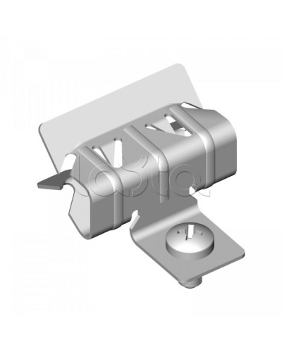 Зажим балочный 2-7 мм с отгибом и винтом М6х9 Промрукав (PR08.5818) в Ижевске Аксессуары для лотков Pintop.ru