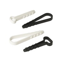 Дюбель-хомут для плоского кабеля 5-8 мм белый (10шт) Промрукав (PR08.6953)