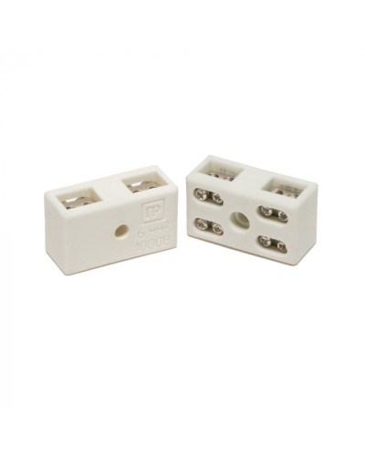 Клемма керам. латунь 6 мм² 2 пары на 8 контактов (5 шт/уп) Промрукав (PR08.7164) в Ижевске Аксессуары для кабель-канала Pintop.ru