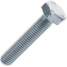 Болт с шестигранной головкой нержавеющий (А2) M6х45 (DIN 933) (100 шт/уп) Промрукав (PR08.7435)