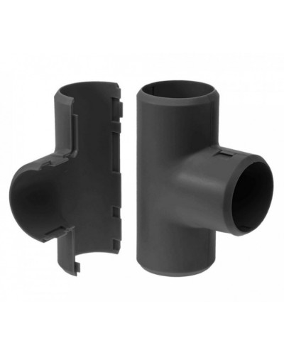 Тройник разборный черный д16 (5шт/500 шт уп/кор) Промрукав (PR13.0177) в Ижевске Повороты, муфты, тройники Pintop.ru