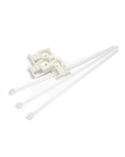 Комплекты крепления площадка для прямого монтажа белая со стяжкой 3,6х150 мм (100 шт) Промрукав (PR13.02514) в Ижевске Аксессуары для кабель-канала Pintop.ru