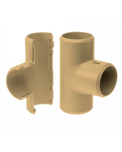 Тройник разборный сосна д32 (1шт/200шт уп/кор) Промрукав (PR13.0254) в Ижевске Повороты, муфты, тройники Pintop.ru