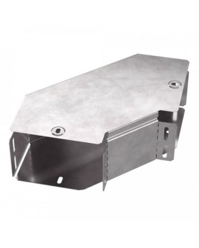 Угол горизонтальный 90 градусов с крышкой Стандарт 150х100 Промрукав (PR16.0416) в Ижевске Аксессуары для лотков Pintop.ru