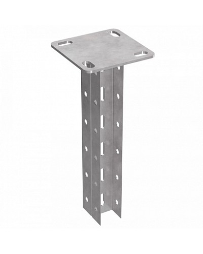 Стойка двойная потолочная 45х30х1400 пятка 120х120 Промрукав (PR08.5153) в Ижевске Аксессуары для лотков Pintop.ru