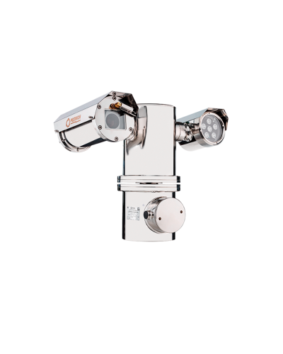 Взрывозащищенный термокожух на поворотной платформе для IP видеокамеры с ИК подсветкой Релион-PTZ-Exd-Н-В-ИК-СО 220В в Ижевске Системы видеонаблюдения Pintop.ru