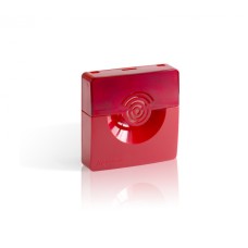 Оповещатель светозвуковой Рубеж ОПОП 124-7 12В(корпус красный)