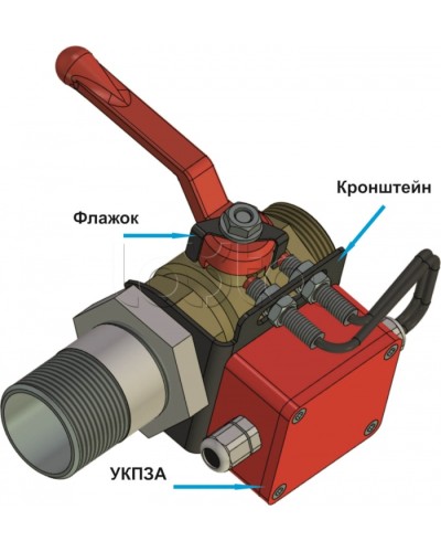 Кронштейн КШ-40-46-И (для УКПЗА v1, v2) Спецавтоматика в Ижевске Дополнительное оборудование пожаротушения Pintop.ru