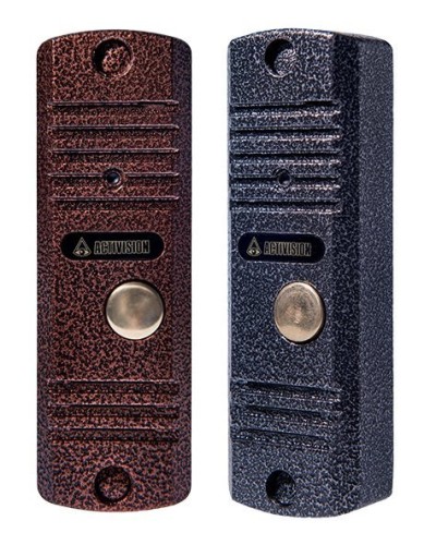 Видеопанель вызывная накладная на 1 абонента Activision AVC-105-V (медь, с видеокамерой) в Ижевске Вызывные видеопанели малоабонентные Pintop.ru