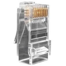 Разъем RJ-45 Hyperline PLUG-8P8C-UV-C6-100