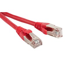 Патч-корд RJ45-RJ45, 4 пары, STP, кат.5е, LSZH (5м) Hyperline PC-LPM-STP-RJ45-RJ45-C5e-5M-LSZH-RD