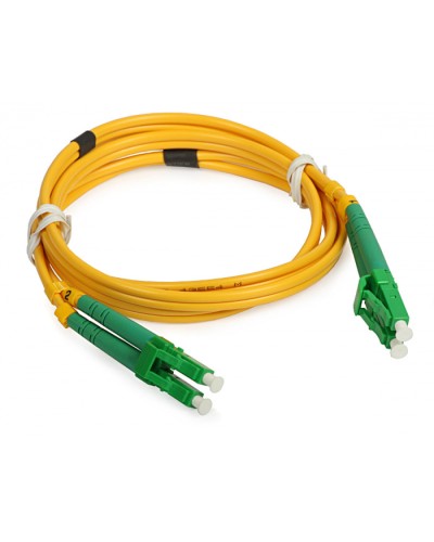 Шнур оптический duplex LC/APC-LC/APC 9/125 sm 5м LSZH Cabeus FOP(d)-9-LC/APC-LC/APC-5m в Ижевске Патч-корды оптические Pintop.ru
