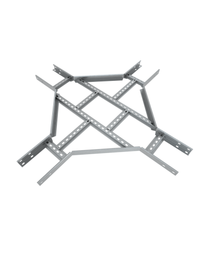 Х-разветвитель лестничный 80х150х1,5 мм Быстрый монтаж КМ-Профиль (LXDS80-150-1.5) в Ижевске Аксессуары для лотков Pintop.ru